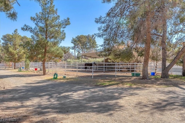 2868 Vista Del Sol Ave, Las Vegas, NV 89120 - view of yard with an exterior structure and an outdoor structure