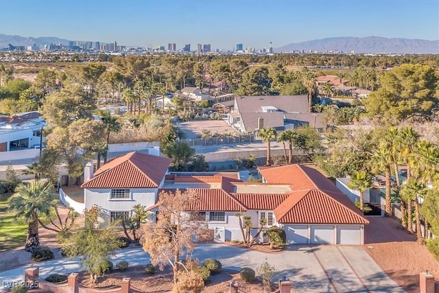 2868 Vista Del Sol Ave, Las Vegas, NV 89120 - bird's eye view of a mountainous background and city skyline