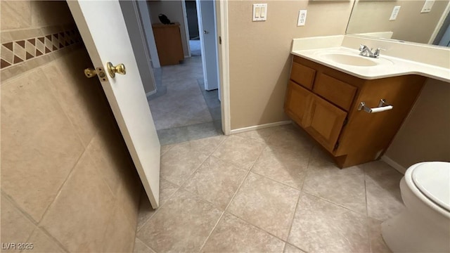 1081 Overture Dr, Las Vegas, NV 89123 - bathroom with vanity and tile patterned flooring