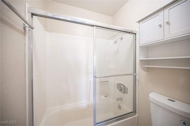5241 Janfred Ct Unit 18, Las Vegas, NV 89103 - full bath with shower / bath combination with glass door and toilet