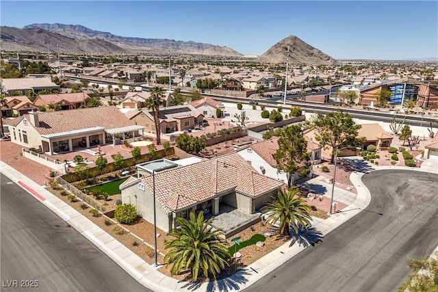 3101 Hayden Ct, Las Vegas, NV 89134 - aerial perspective of suburban area featuring mountains