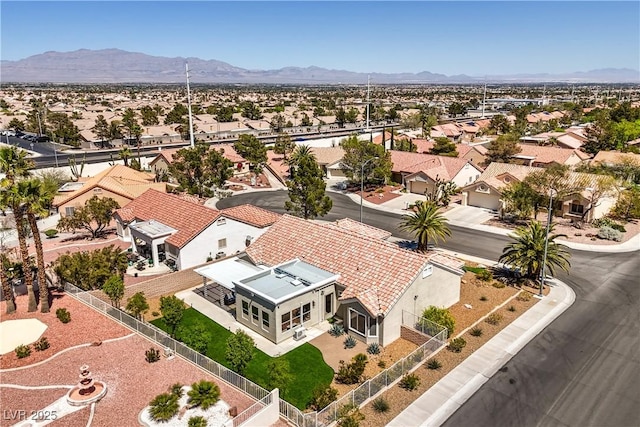 3101 Hayden Ct, Las Vegas, NV 89134 - aerial perspective of suburban area with a mountainous background