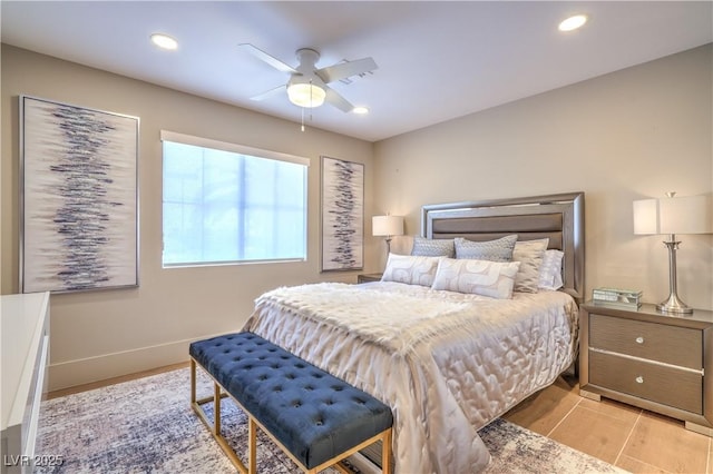 3101 Hayden Ct, Las Vegas, NV 89134 - bedroom featuring recessed lighting and ceiling fan