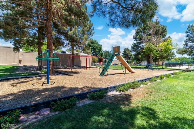 3459 One Nation Ave, Las Vegas, NV 89121 - community jungle gym with a yard
