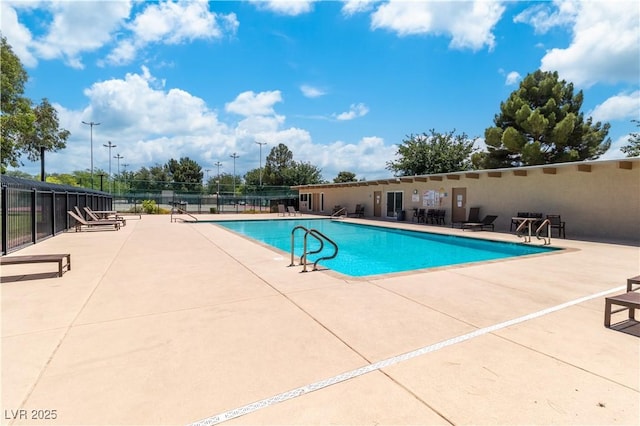 3459 One Nation Ave, Las Vegas, NV 89121 - community pool featuring a patio