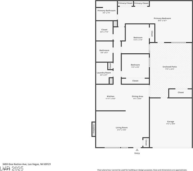 3459 One Nation Ave, Las Vegas, NV 89121 - view of room layout
