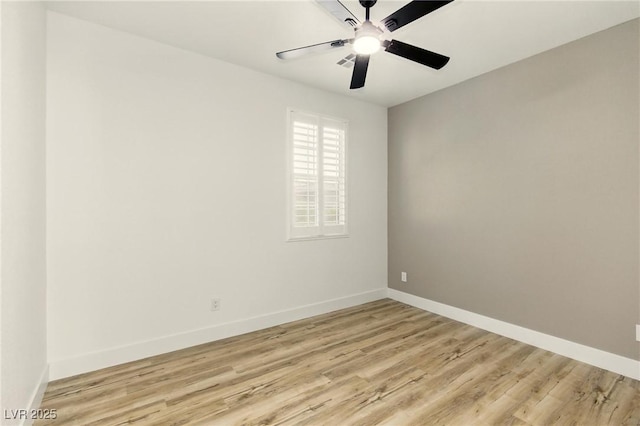 10302 Artful Stone Ave, Las Vegas, NV 89149 - empty room with light wood-type flooring and a ceiling fan