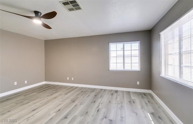 507 Satin Saddle Pl, Henderson, NV 89052 - spare room featuring a ceiling fan and light wood finished floors