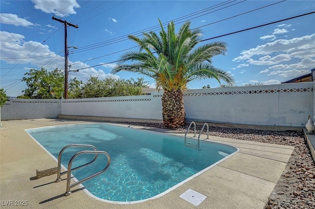 4807 Sacks Dr, Las Vegas, NV 89122 - view of swimming pool featuring a fenced backyard
