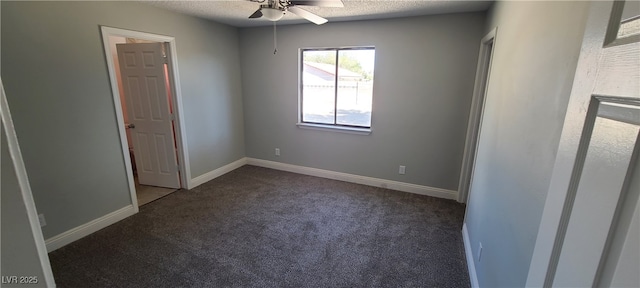 5008 Donnie Ave, Las Vegas, NV 89130 - carpeted spare room featuring ceiling fan and a textured ceiling