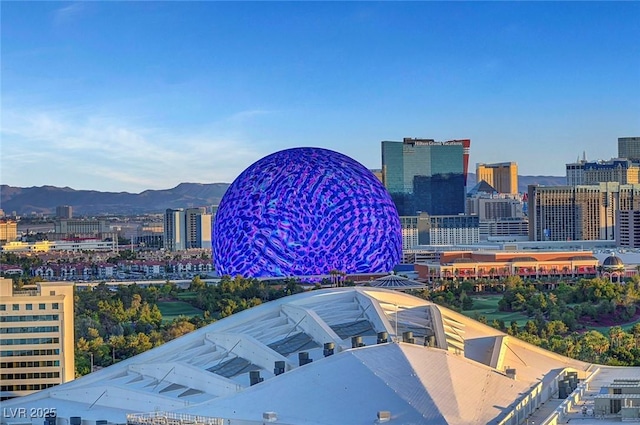 2877 Paradise Rd Unit 2105, Las Vegas, NV 89109 - city view with a mountain backdrop