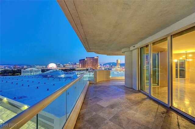 2877 Paradise Rd Unit 2105, Las Vegas, NV 89109 - balcony featuring a city view