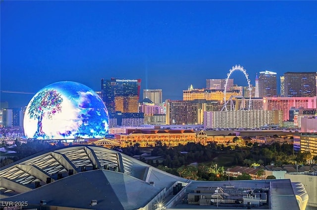2877 Paradise Rd Unit 2105, Las Vegas, NV 89109 - city view with a view of city lights