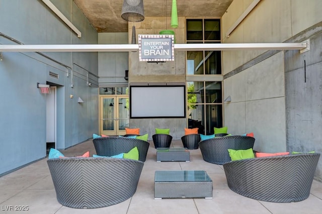 353 E Bonneville Ave Unit 313, Las Vegas, NV 89101 - view of patio / terrace featuring an outdoor living space
