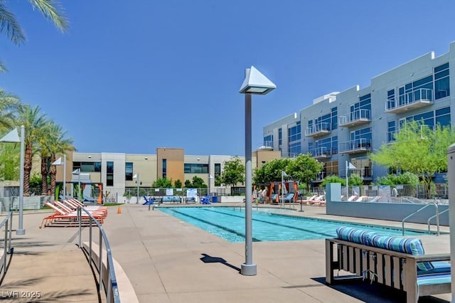 353 E Bonneville Ave Unit 313, Las Vegas, NV 89101 - community pool featuring a patio area