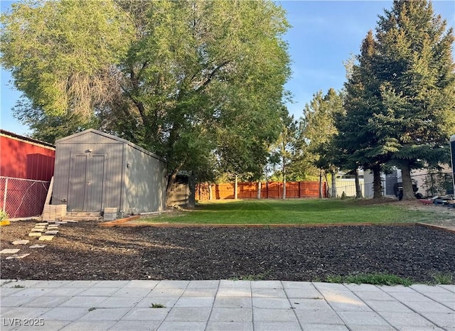 1829 Campton St, Ely, NV 89301 - view of yard with a storage shed