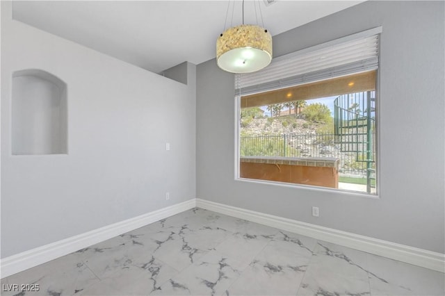 3079 Evening Mist Ave, Henderson, NV 89052 - spare room with marble finish floors and baseboards
