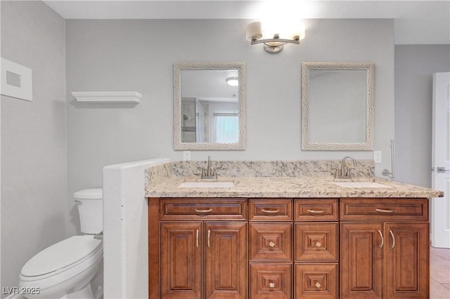 3079 Evening Mist Ave, Henderson, NV 89052 - full bathroom with double vanity