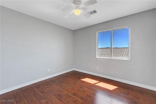 3079 Evening Mist Ave, Henderson, NV 89052 - spare room featuring hardwood / wood-style flooring and a ceiling fan