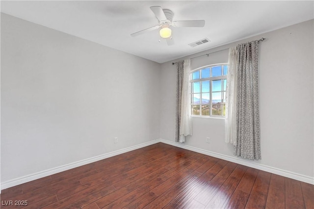 3079 Evening Mist Ave, Henderson, NV 89052 - unfurnished room with hardwood / wood-style floors and ceiling fan