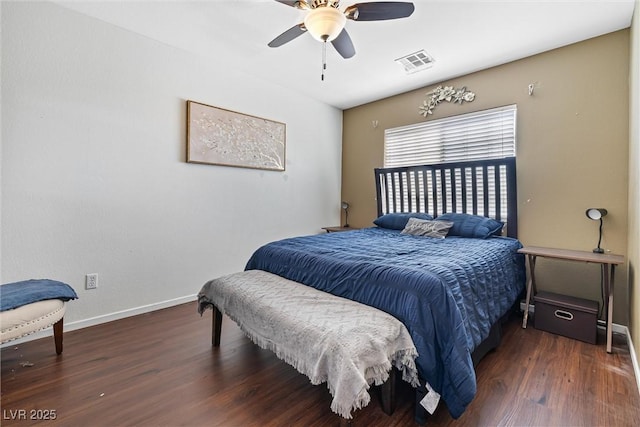 5967 Aimless St, Henderson, NV 89011 - bedroom featuring wood finished floors and ceiling fan