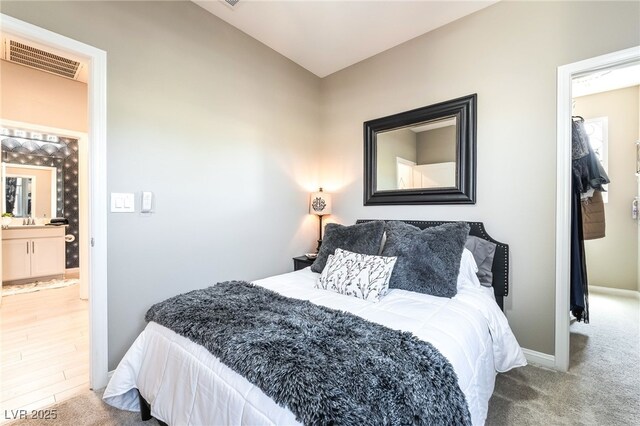 2845 Mincio St, Henderson, NV 89044 - bedroom with carpet and ensuite bath