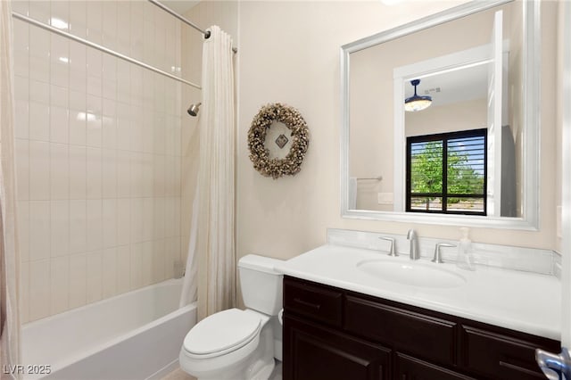 6810 Silver Crescent St, Las Vegas, NV 89148 - full bath with vanity and shower / bath combination with curtain
