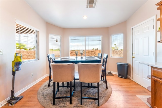 4656 E Desert Inn Rd, Las Vegas, NV 89121 - dining area featuring light wood-type flooring and recessed lighting