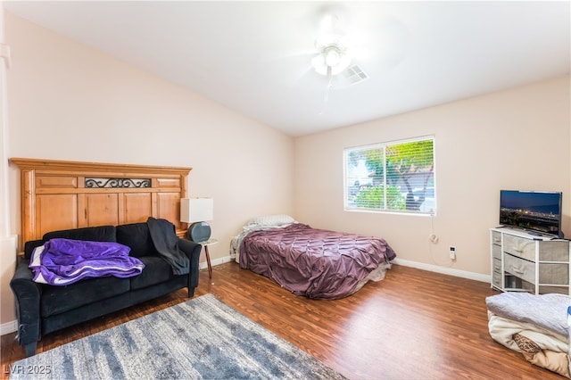 4656 E Desert Inn Rd, Las Vegas, NV 89121 - bedroom featuring wood finished floors and a ceiling fan
