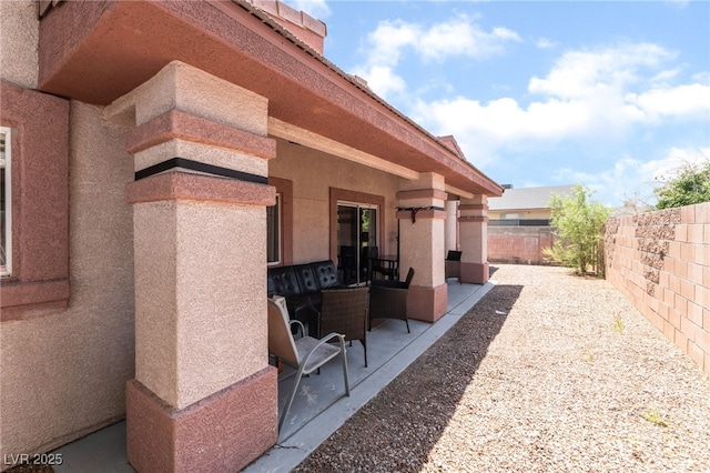 4656 E Desert Inn Rd, Las Vegas, NV 89121 - fenced backyard featuring a patio area
