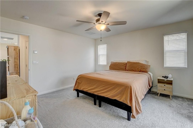 4240 Spring Storm Ave, North Las Vegas, NV 89081 - bedroom featuring carpet and ceiling fan