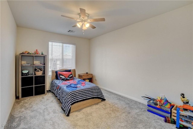 4240 Spring Storm Ave, North Las Vegas, NV 89081 - bedroom with carpet floors and ceiling fan