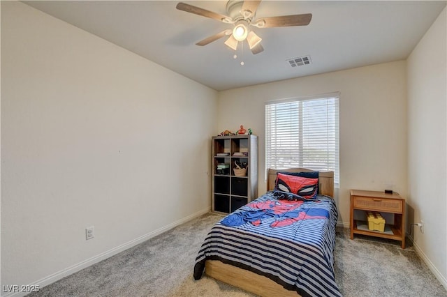 4240 Spring Storm Ave, North Las Vegas, NV 89081 - carpeted bedroom featuring baseboards and ceiling fan