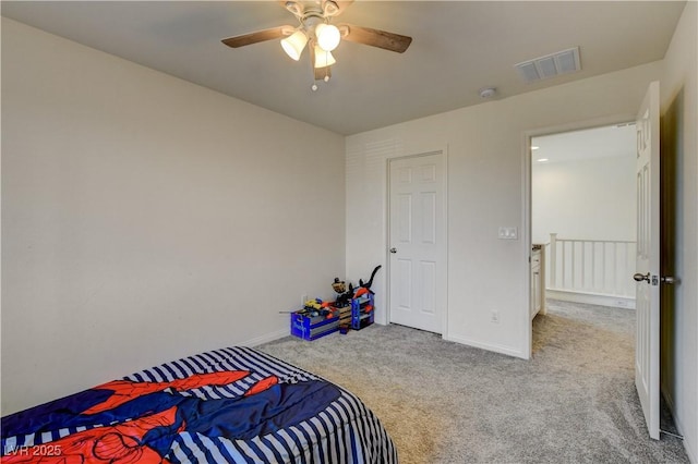 4240 Spring Storm Ave, North Las Vegas, NV 89081 - unfurnished bedroom featuring carpet flooring and a ceiling fan