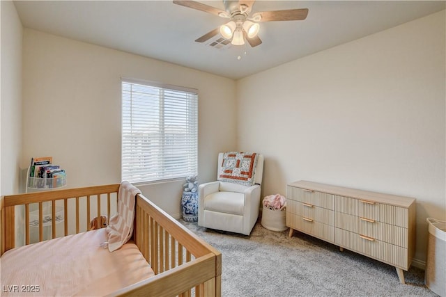 4240 Spring Storm Ave, North Las Vegas, NV 89081 - bedroom featuring carpet flooring and ceiling fan