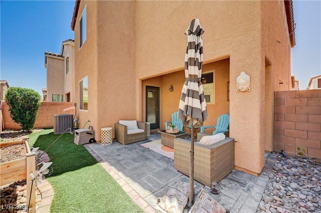 7704 Lots Hills Dr, Las Vegas, NV 89179 - fenced backyard featuring a patio area
