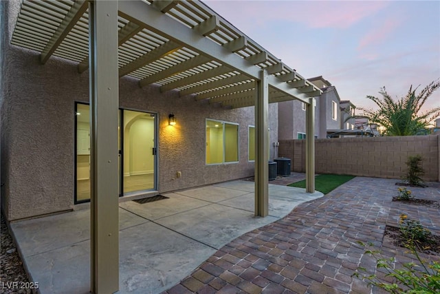 9006 Cedar Door Ave, Las Vegas, NV 89148 - view of patio / terrace with a pergola
