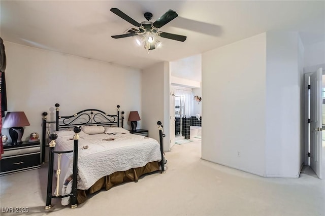 5409 Flora Spray St, Las Vegas, NV 89130 - carpeted bedroom featuring a ceiling fan