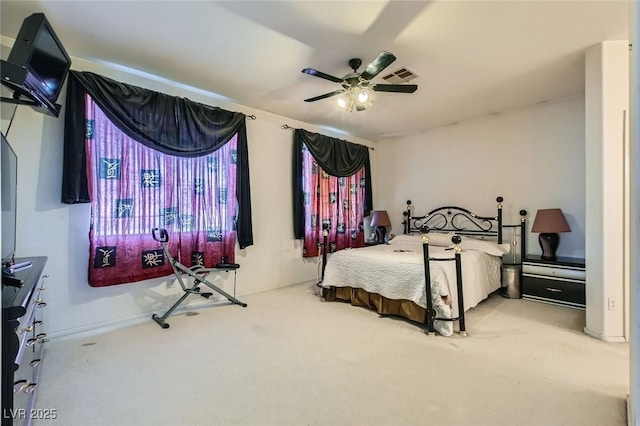 5409 Flora Spray St, Las Vegas, NV 89130 - bedroom featuring carpet floors and a ceiling fan