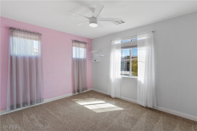 9240 Northfield Park Ct, Las Vegas, NV 89148 - carpeted spare room featuring ceiling fan and baseboards