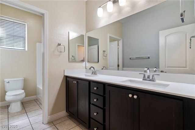 9240 Northfield Park Ct, Las Vegas, NV 89148 - full bathroom featuring double vanity and tile patterned floors