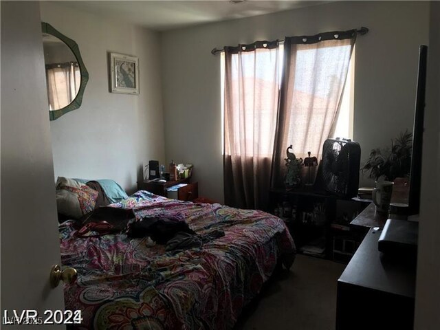 8769 Country View Ave, Las Vegas, NV 89129 - view of carpeted bedroom