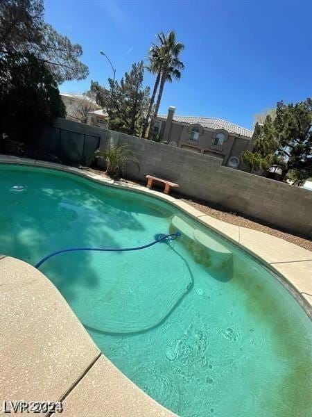 9617 Pine River Ln, Las Vegas, NV 89123 - view of pool with a fenced backyard