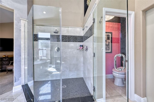 7311 Chaparral Cove Ln, Las Vegas, NV 89131 - full bath with tile patterned flooring and a stall shower