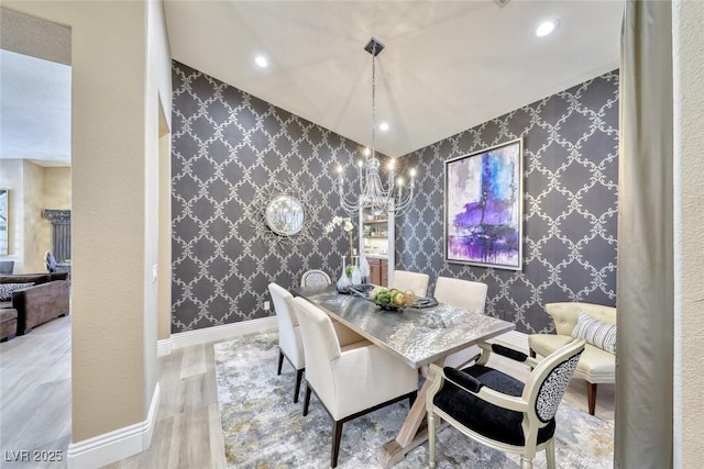 7311 Chaparral Cove Ln, Las Vegas, NV 89131 - dining area with wood finished floors and recessed lighting