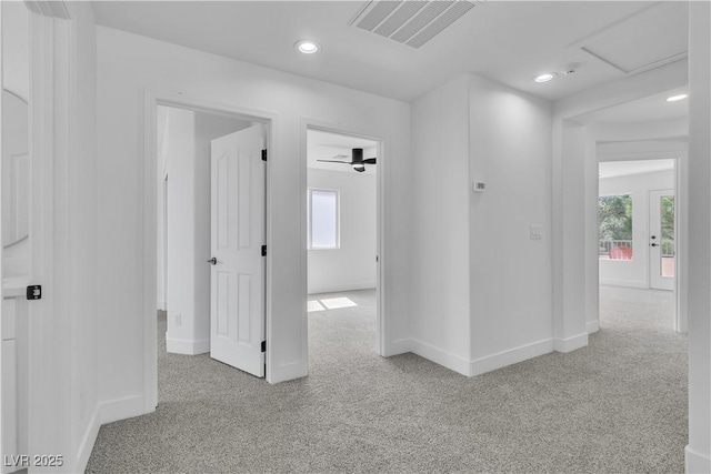 1551 Boundary Peak Way, Las Vegas, NV 89135 - hallway with light colored carpet and recessed lighting