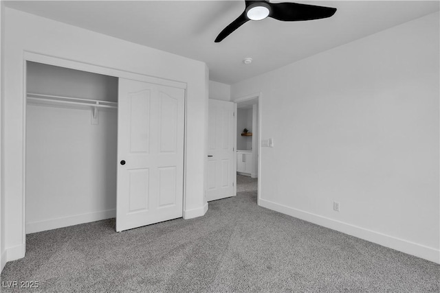 1551 Boundary Peak Way, Las Vegas, NV 89135 - unfurnished bedroom featuring carpet floors, a closet, and ceiling fan