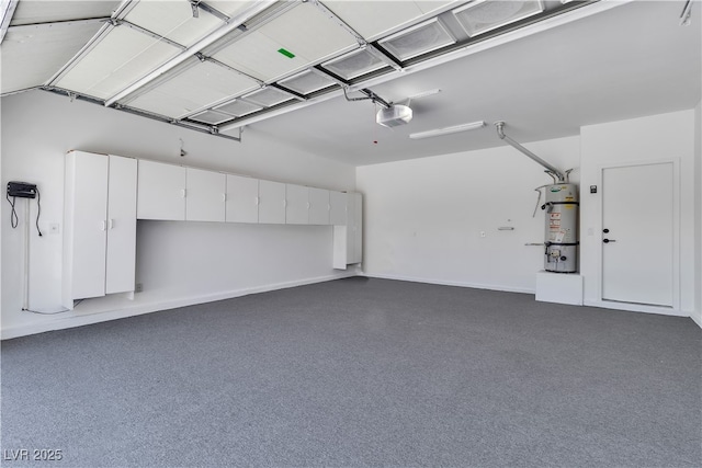 1551 Boundary Peak Way, Las Vegas, NV 89135 - garage with a garage door opener and strapped water heater