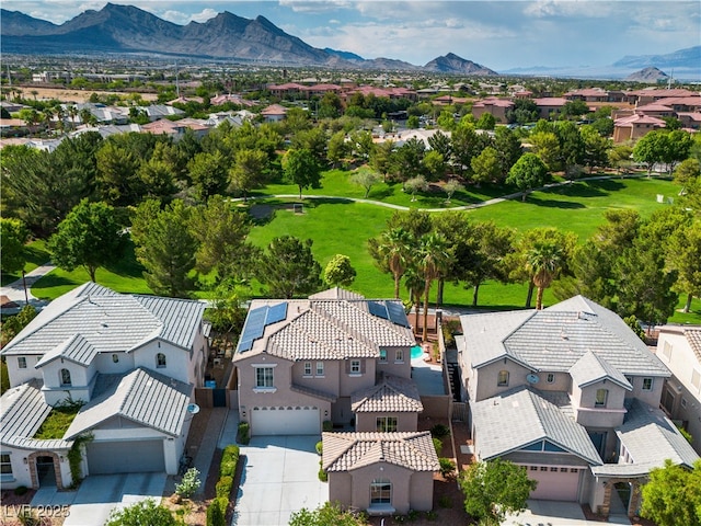 1551 Boundary Peak Way, Las Vegas, NV 89135 - aerial view of residential area featuring mountains