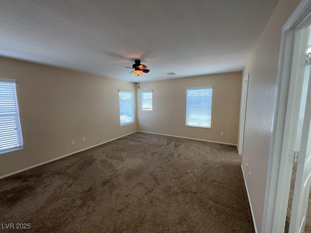 5316 Fireside Ranch Ave, Las Vegas, NV 89131 - carpeted spare room with ceiling fan and baseboards